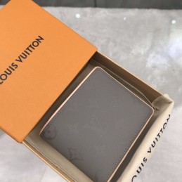 Replica Louis Vuitton Gray Taiga Leather Slender Wallet