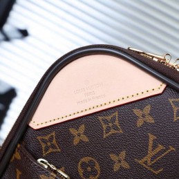 Replica Louis Vuitton Brown Monogram Dark Trim Horizon 55 Rolling Luggage
