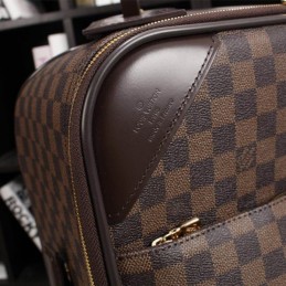 Replica Louis Vuitton Brown Damier Ebene Horizon 55 Rolling Luggage