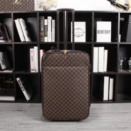 Replica Louis Vuitton Brown Damier Ebene Horizon 55 Rolling Luggage