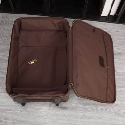 Replica Louis Vuitton Brown Damier Ebene Horizon 55 Rolling Luggage