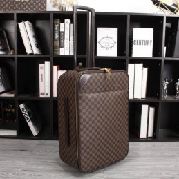 Replica Louis Vuitton Brown Damier Ebene Horizon 55 Rolling Luggage