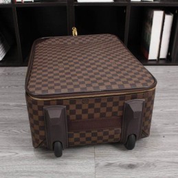 Replica Louis Vuitton Brown Damier Ebene Horizon 55 Rolling Luggage