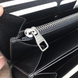 Replica Louis Vuitton Black Monogram Eclipse Zippy Organizer Wallet - Style 2