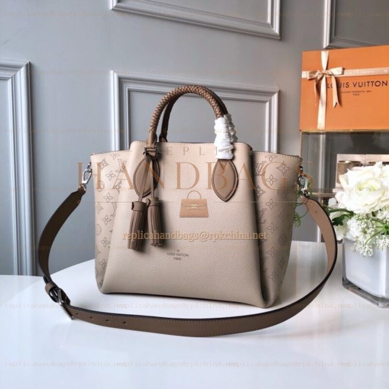 Replica Louis Vuitton Taupe Mahina Haumea Bag