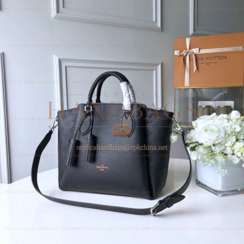 Replica Louis Vuitton Black Mahina Haumea Bag