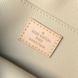 Replica Louis Vuitton Brown Monogram Chain Cosmetic Pouch GM