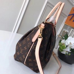 Replica Louis Vuitton Brown Monogram Beige Trim Turenne GM