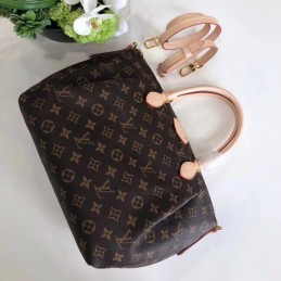 Replica Louis Vuitton Brown Monogram Beige Trim Turenne GM