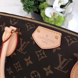 Replica Louis Vuitton Brown Monogram Beige Trim Turenne GM