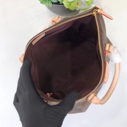 Replica Louis Vuitton Brown Monogram Beige Trim Turenne MM