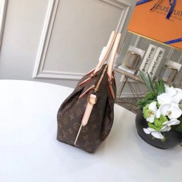 Replica Louis Vuitton Brown Monogram Beige Trim Turenne MM