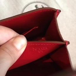Replica Hermes Red Constance Mini 18 Leather Covered H Bag