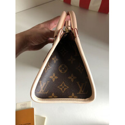Replica Louis Vuitton Brown Monogram Beige Trim Popincourt