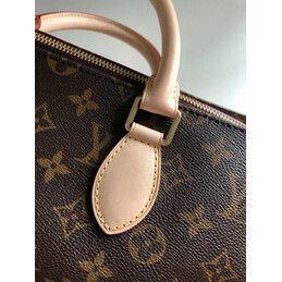 Replica Louis Vuitton Brown Monogram Beige Trim Popincourt