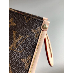 Replica Louis Vuitton Brown Monogram Beige Trim Popincourt