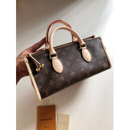 Replica Louis Vuitton Brown Monogram Beige Trim Popincourt