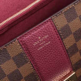 Replica Louis Vuitton Brown Damier Ebene Burgundy Stripe Wight