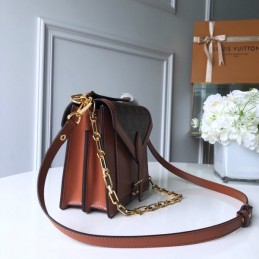 Replica Louis Vuitton Reverse Monogram Tan Metis Pochette Chain