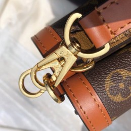 Replica Louis Vuitton Reverse Monogram Tan Metis Pochette Chain