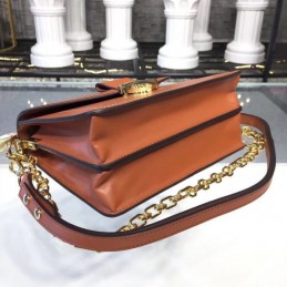 Replica Louis Vuitton Brown Monogram Tan Metis Pochette Chain