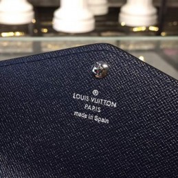 Replica Louis Vuitton Black Red White Stripe Sarah Wallet