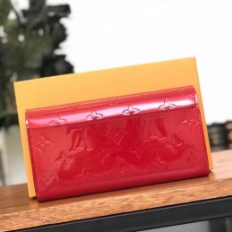 Replica Louis Vuitton Red Eagle Owl Sarah Wallet