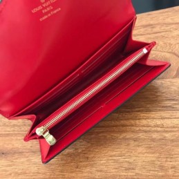 Replica Louis Vuitton Red Eagle Owl Sarah Wallet