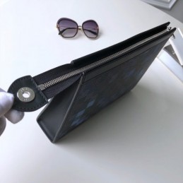 Replica Louis Vuitton Damier Graphite Blue Pixel Pochette Voyage MM