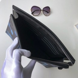 Replica Louis Vuitton Damier Graphite Blue Pixel Pochette Voyage MM