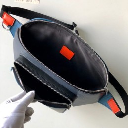 Replica Louis Vuitton Navy Blue Leather Bumbag Melville