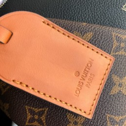 Replica Louis Vuitton Brown Monogram Black Panel V Tote BB