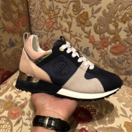 Replica Louis Vuitton Black Pink Run Away Sneakers