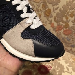 Replica Louis Vuitton Black Pink Run Away Sneakers