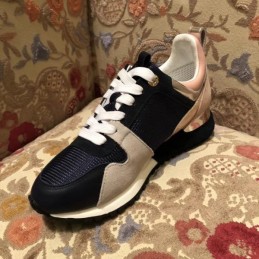 Replica Louis Vuitton Black Pink Run Away Sneakers