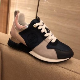 Replica Louis Vuitton Black Pink Run Away Sneakers
