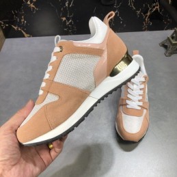 Replica Louis Vuitton Beige White Run Away Sneakers