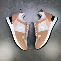 Replica Louis Vuitton Beige White Run Away Sneakers