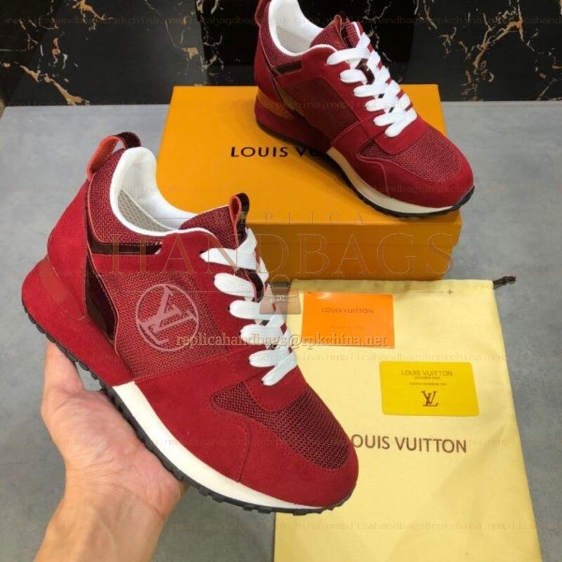 Replica Louis Vuitton Red Run Away Sneakers