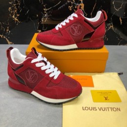 Replica Louis Vuitton Red Run Away Sneakers