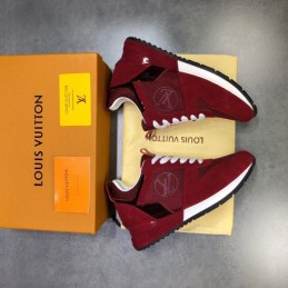 Replica Louis Vuitton Red Run Away Sneakers