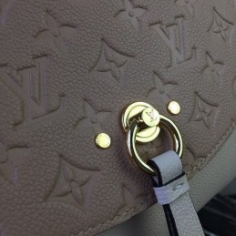 Replica Louis Vuitton Pale Pink Embossed Monogram Blanche MM