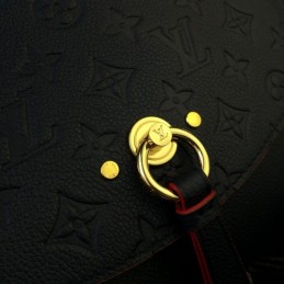 Replica Louis Vuitton Navy Blue Embossed Monogram Blanche MM