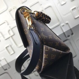 Replica Louis Vuitton Brown Monogram Burgundy Trim Beaubourg