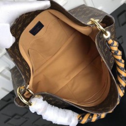 Replica Louis Vuitton Brown Monogram Black Trim Artsy GM