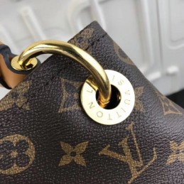 Replica Louis Vuitton Brown Monogram Black Trim Artsy GM