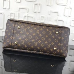 Replica Louis Vuitton Brown Monogram Black Trim Artsy GM