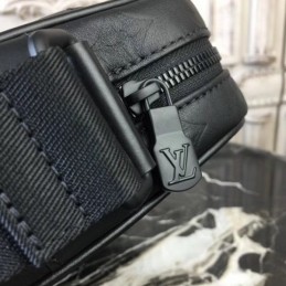 Replica Louis Vuitton Black Monogram Eclipse Danube PM - Style 2