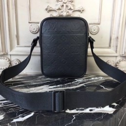 Replica Louis Vuitton Black Monogram Eclipse Danube PM - Style 2