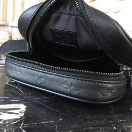 Replica Louis Vuitton Black Monogram Eclipse Danube PM - Style 2